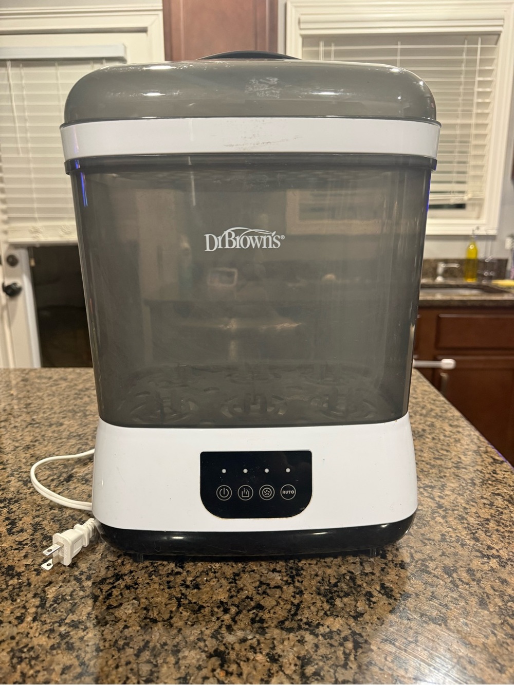 Dr. Brown's Gray and White Electric Steam Sterilizer